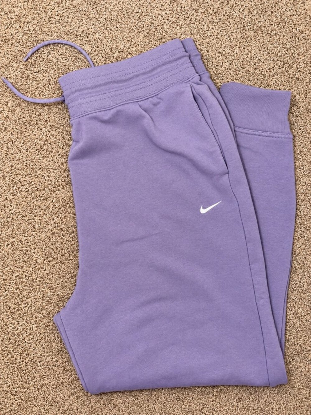 Nike Sweatpants Women's Large Lavender Drawstring Joggers